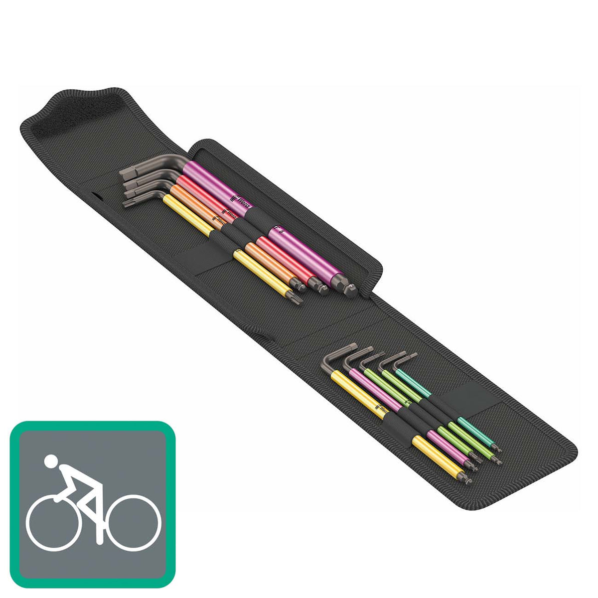 05004173001 Wera Metric L-Key Hex/Torx Bicycle “Set 4 ” (9 Piece Set)