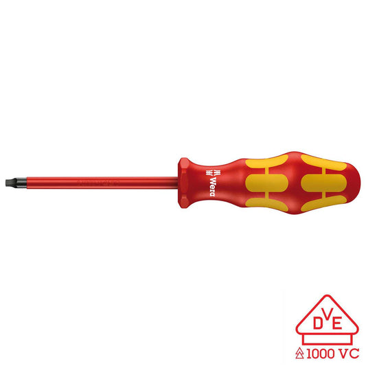 Wera VDE Insulated Screwdriver: SQ #2 x 100mm