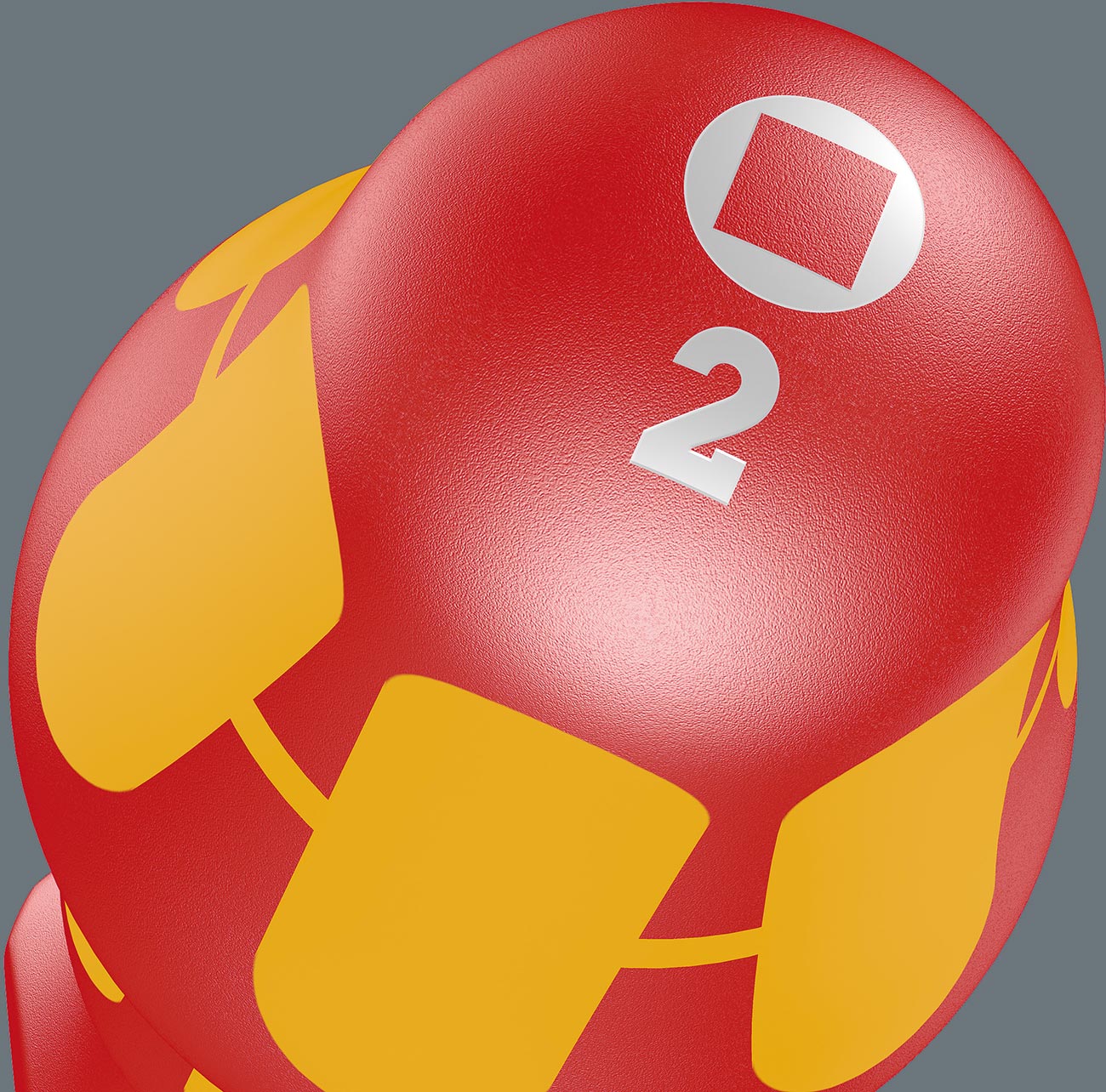 Wera VDE Insulated Screwdriver: SQ #2 x 100mm