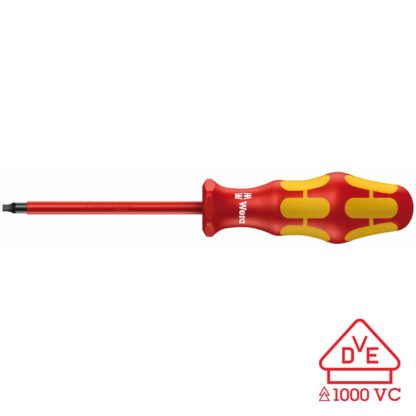 Wera 05004784001 VDE Insulated Screwdriver: Square #2 x 200mm
