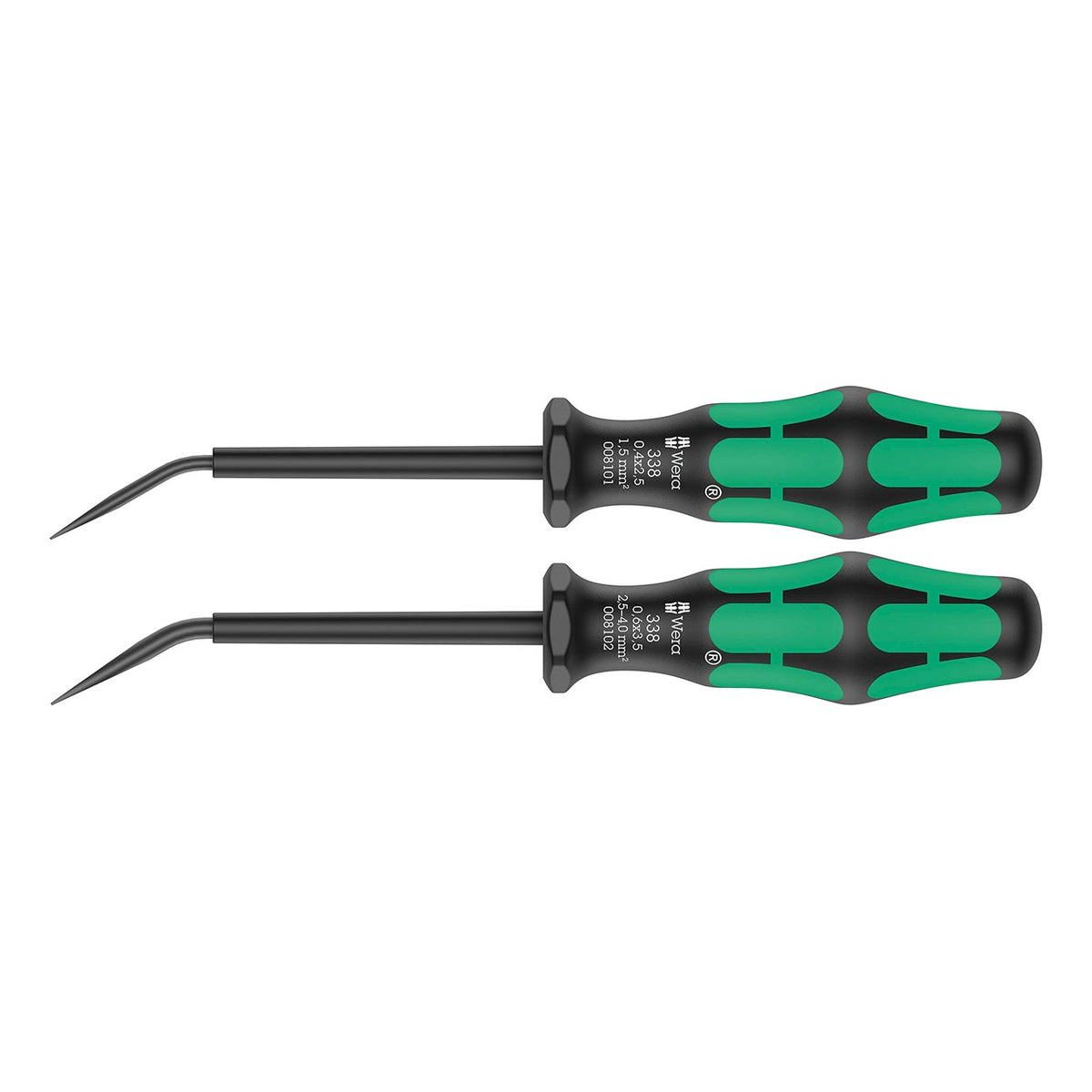 Wera Actuation Tool Set for Terminal Blocks - Spring Cages (2 Pieces)