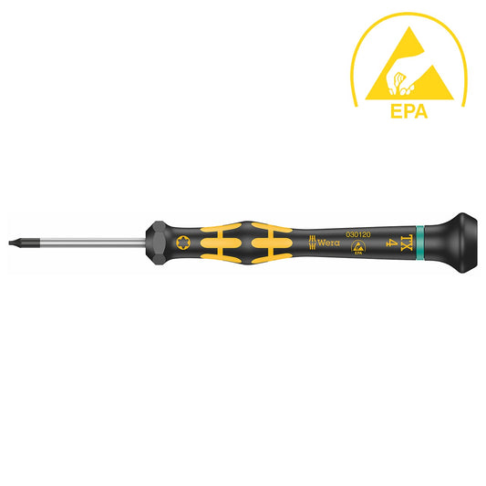 Wera Kraftform ESD Precision Micro Screwdriver: Torx TX4