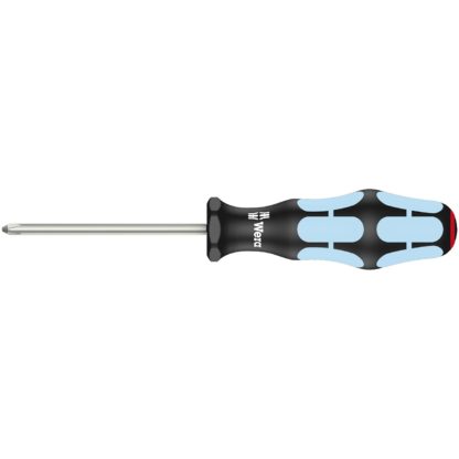 Wera 05032021001 Screwdriver: Phillips PH1 x 80mm - Stainless Steel (Lasertip)