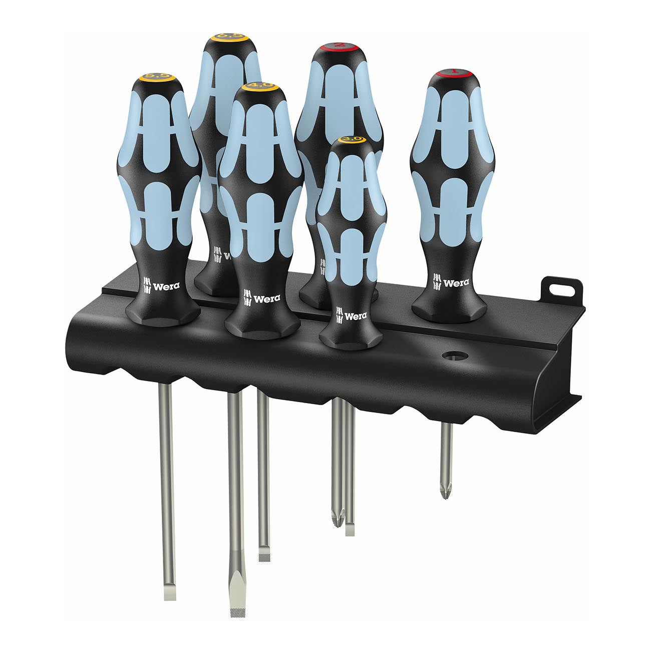 Wera 05032060001 Stainless Screwdriver Set and Rack (6 piece set)