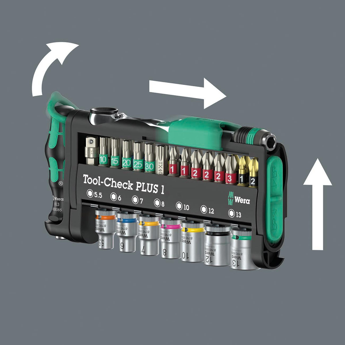 Wera 1/4″ Drive Wrench SAE Socket/Bit Set (39 Piece)