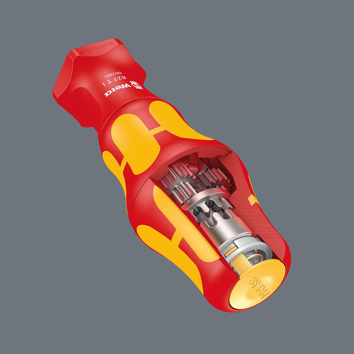 Wera 05057481001 Insulated TURBO Screwdriver - 1/4" Drive