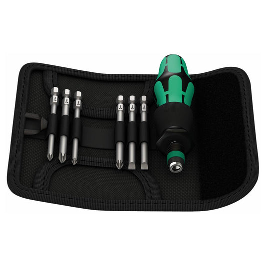 Wera 05059298001 Multi-Bit Set with Handle and Interchangeable Blades (7pc set)