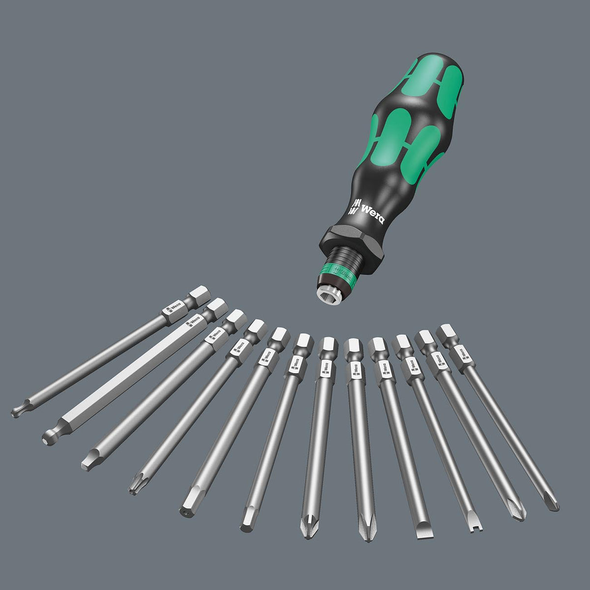 Wera 05059298001 Multi-Bit Set with Handle and Interchangeable Blades (7pc set)