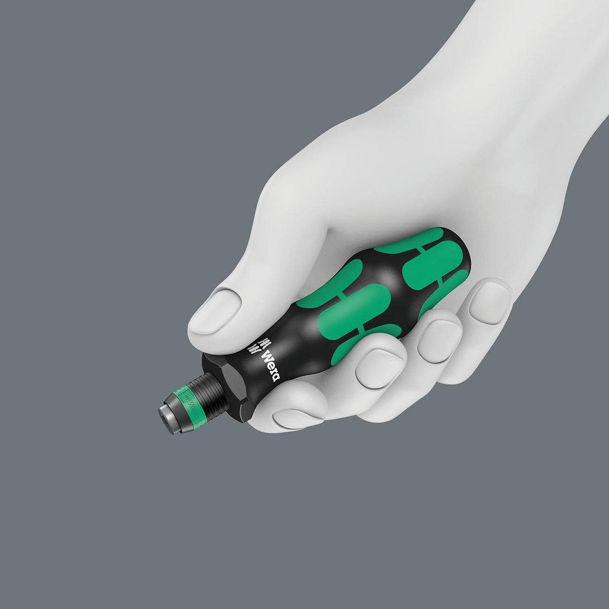 Wera 05073540001 Kraftform Bitholding Screwdriver Handle with Quick-Release