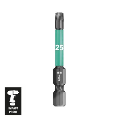 Wera 05073965001 Impaktor Torx TX# 25 x 50 mm Bit - 1/4" Drive