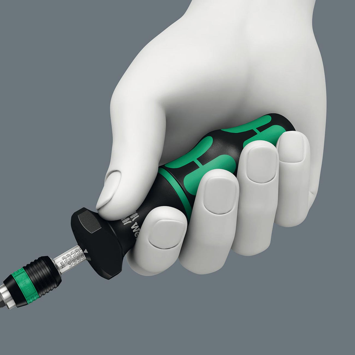 Wera Adjustable Torque Screwdriver Handle with Quick-Release Chuck (NM Scale)