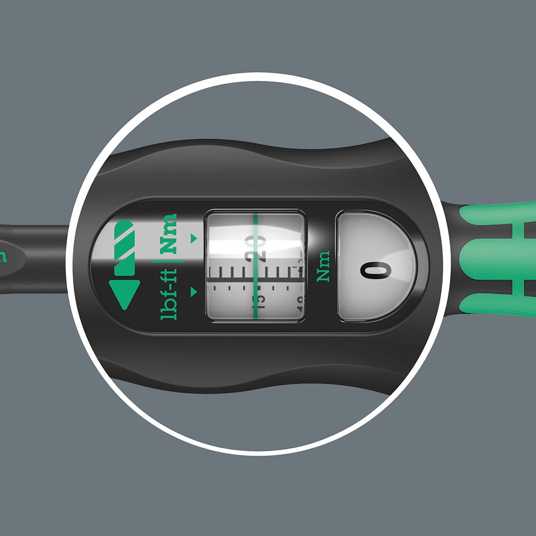 Wera 05075604001 Click-Torque 1/4″ Reversible Ratchet Wrench (Nm Scale)