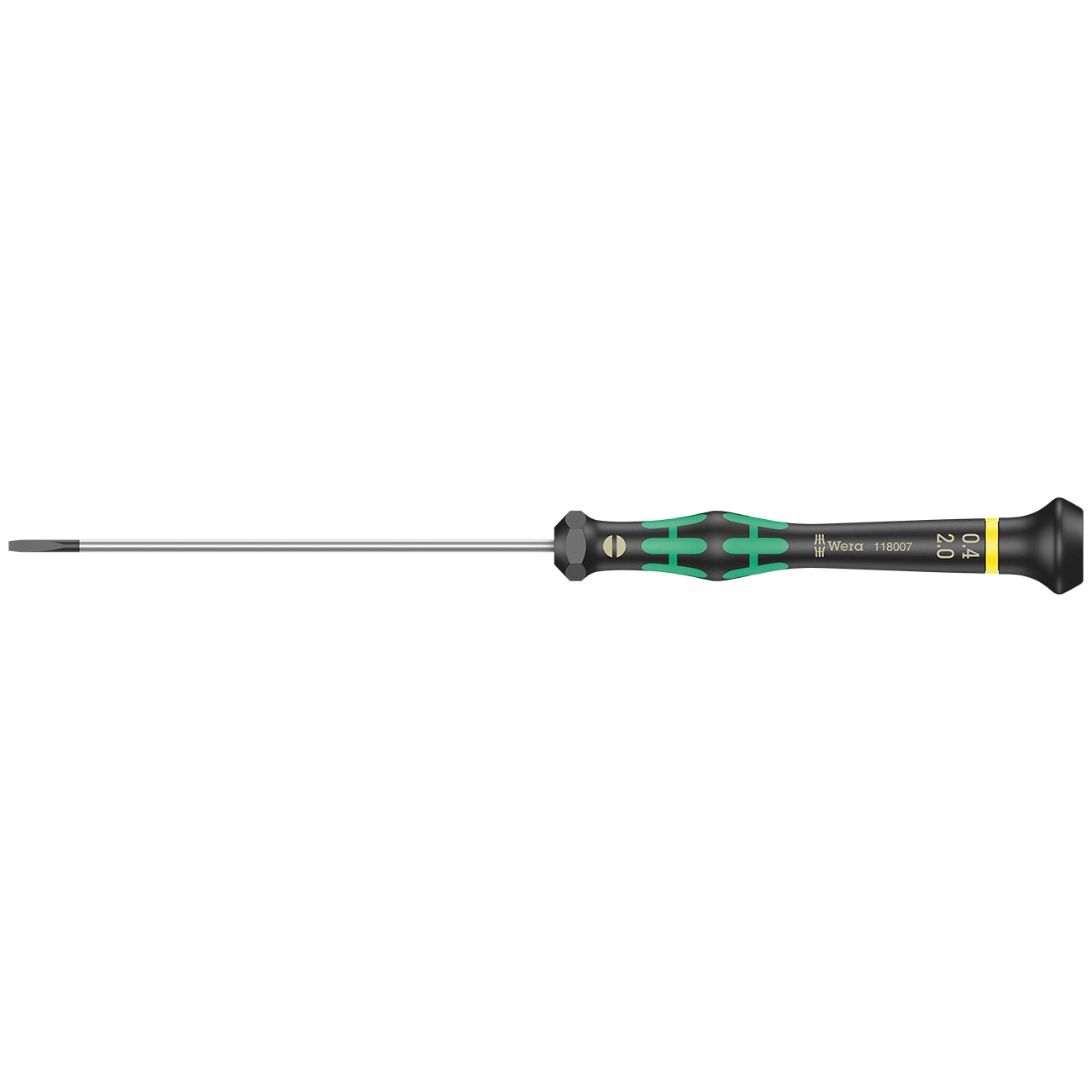 Wera 05118007001 Micro Electronics Precision Slotted Screwdriver - 2.0mm Head