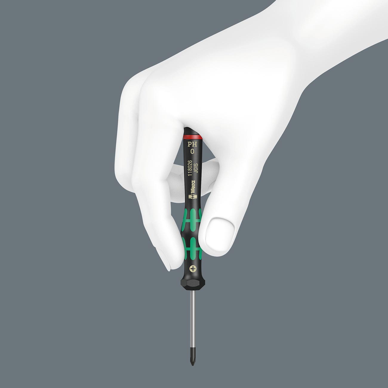 Wera 05118007001 Micro Electronics Precision Slotted Screwdriver - 2.0mm Head