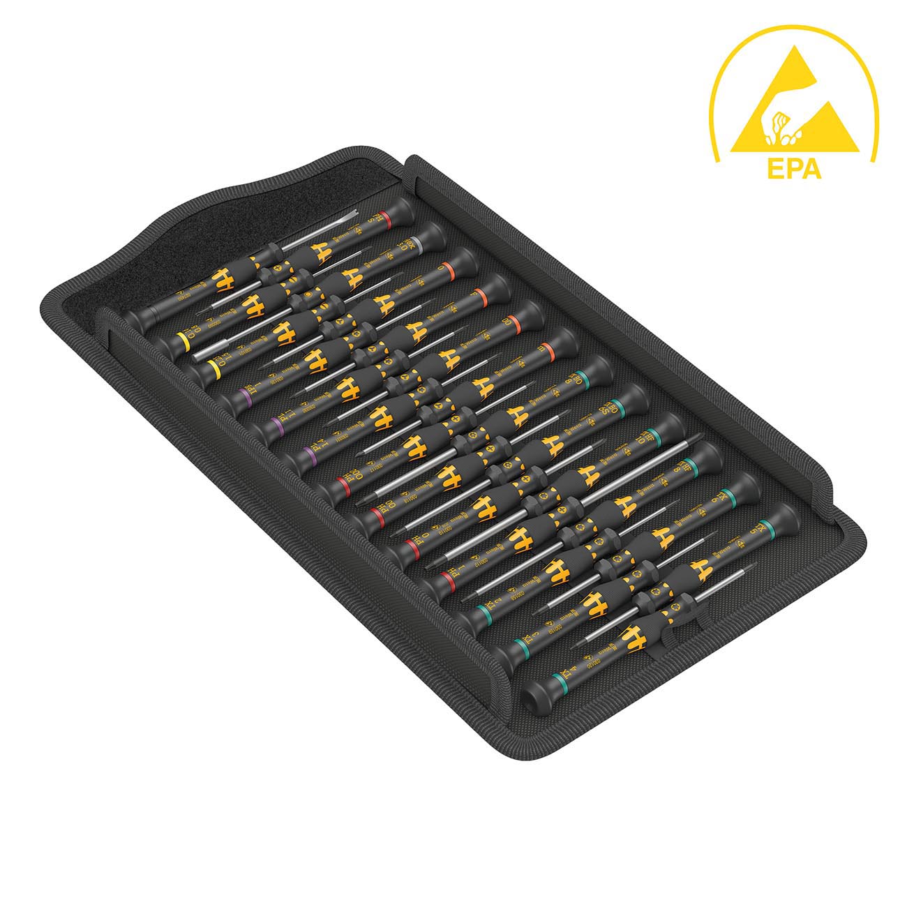 Wera 05134019001 Kraftform Micro ESD Big-Pack 25 piece set for electronics