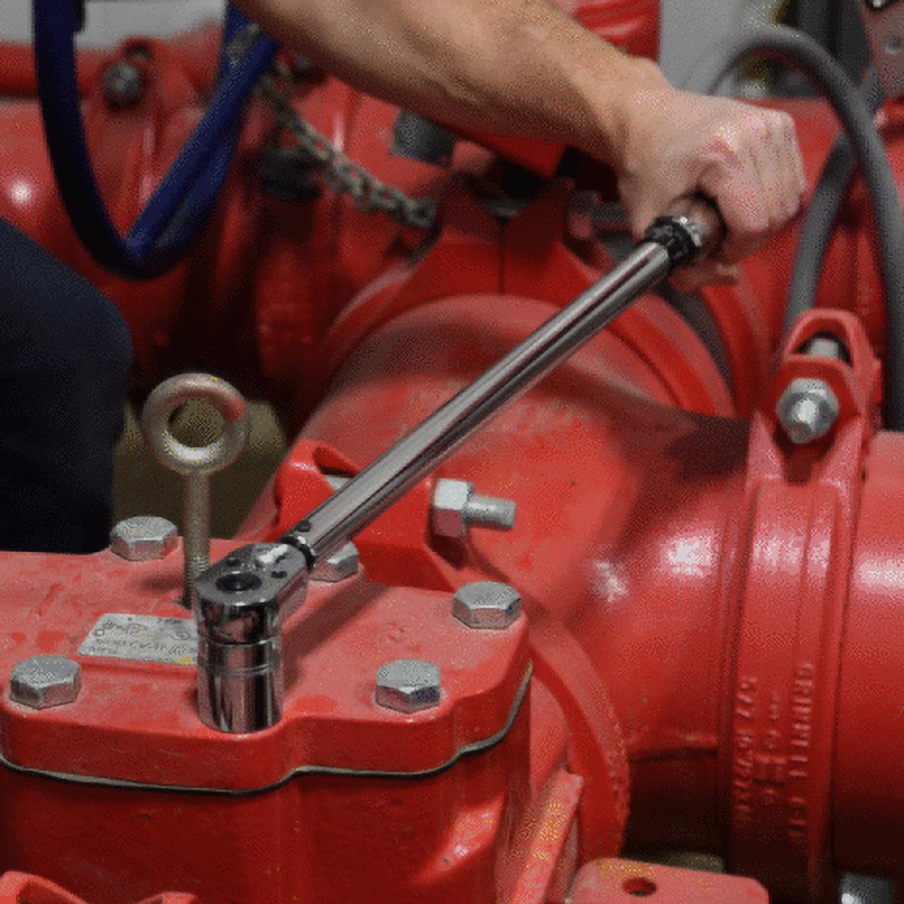 Williams 3/8 Drive 100 ftlb Scale Adjustable Torque Wrench with Comfort Grip