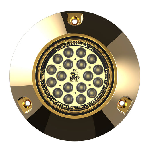 Metro Marine High-Output Light w/Intelligent LED - White, 90deg F-BMR1-W3-90