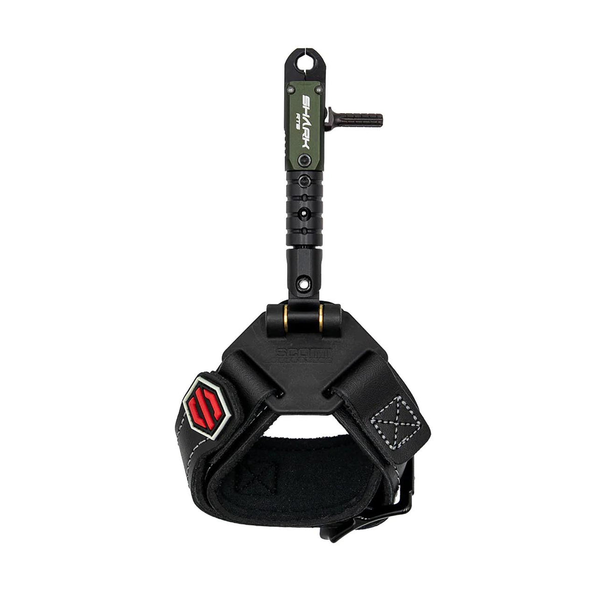 Scott Archery Shark RTS Double Jaw Black Leather Release (Green) 1009BSGR