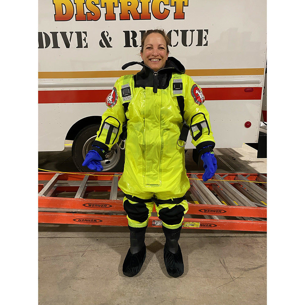 First Watch RS-1005 Ice Rescue Suit Hi-Vis Yellow Size S/M 102513
