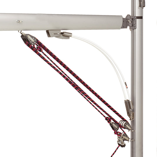 Barton Marine Boomstrut & Silver/White f/Boats Up To 20'