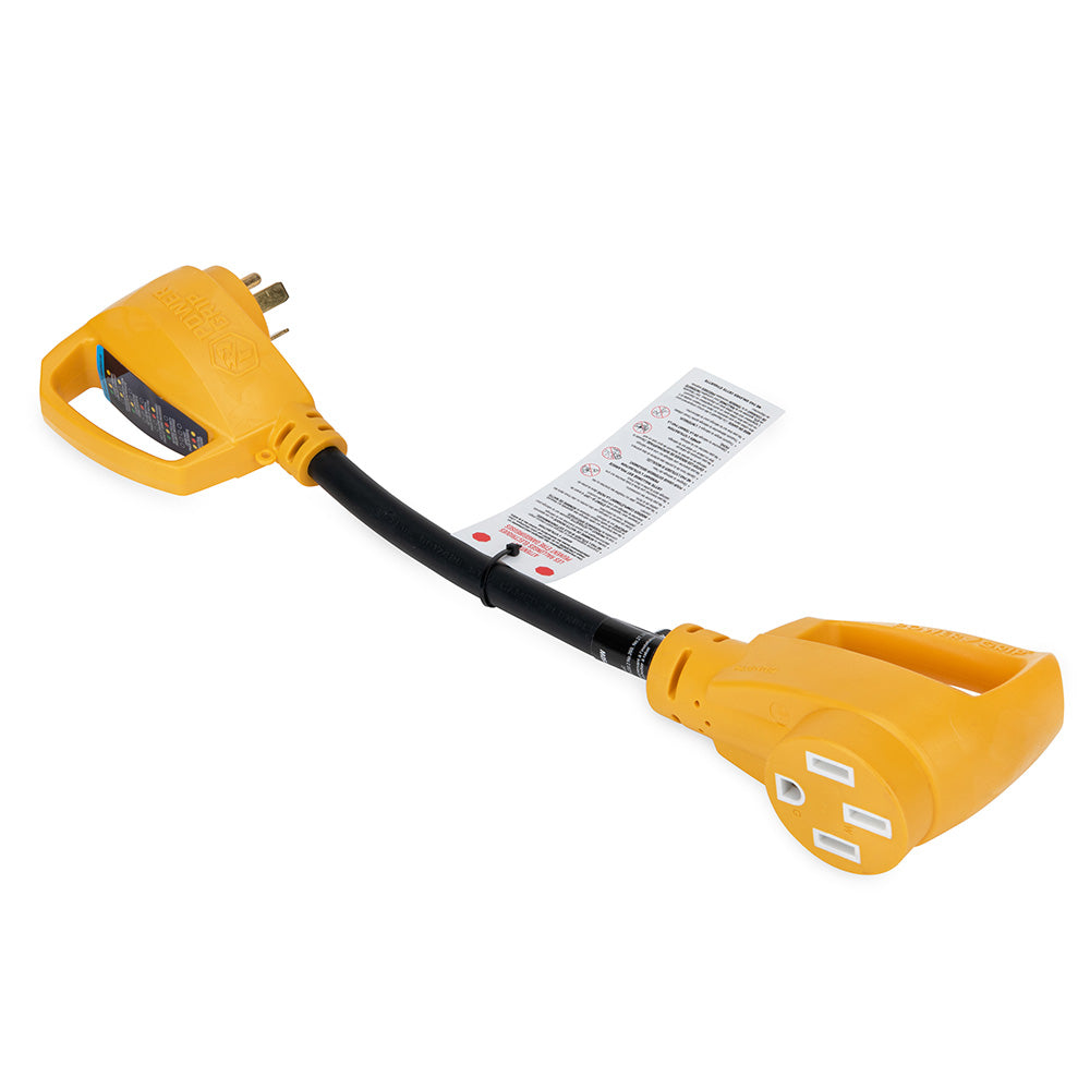 Camco Power Grip RV 18" 30A Circuit Analyzer Dogbone Surge Protection 108600