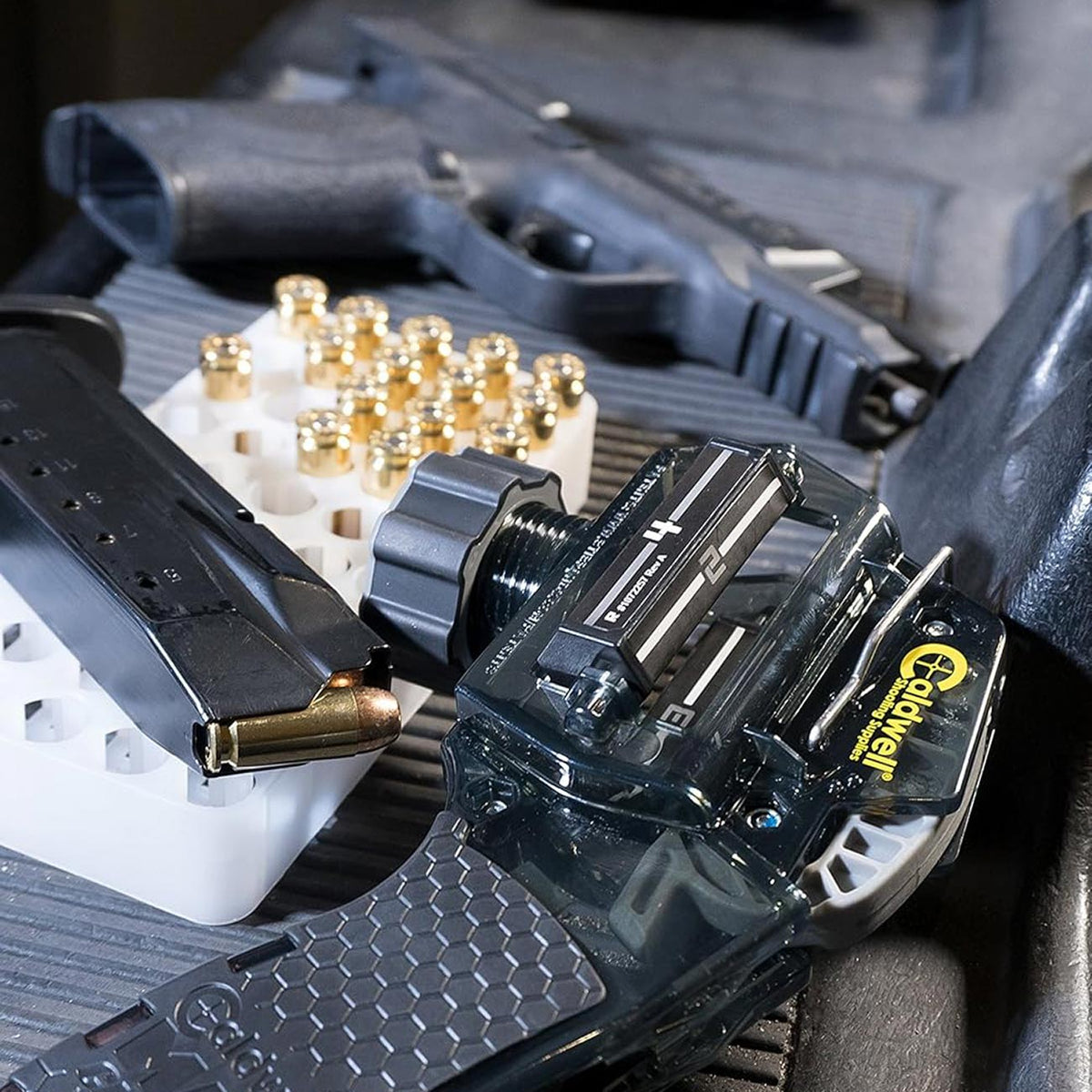 Caldwell Mag Charger Universal Pistol Loader w Adjustable Mag and Multi-Caliber