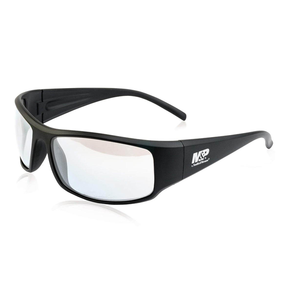 M&P Thunderbolt Full Frame Shooting Glasses Black Frame/Clear Lenses 110168