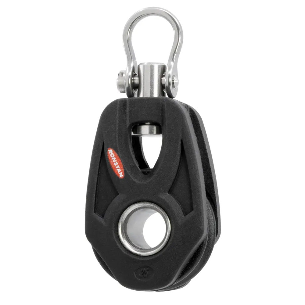 Ronstan Series 25 Ball Bearing Orbit Block - Becket & Swivel Shackle