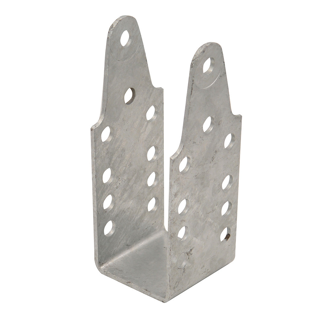 C.E. Smith Strap Bent Channel Upright Short Galvanized Bracket - 9" 110716