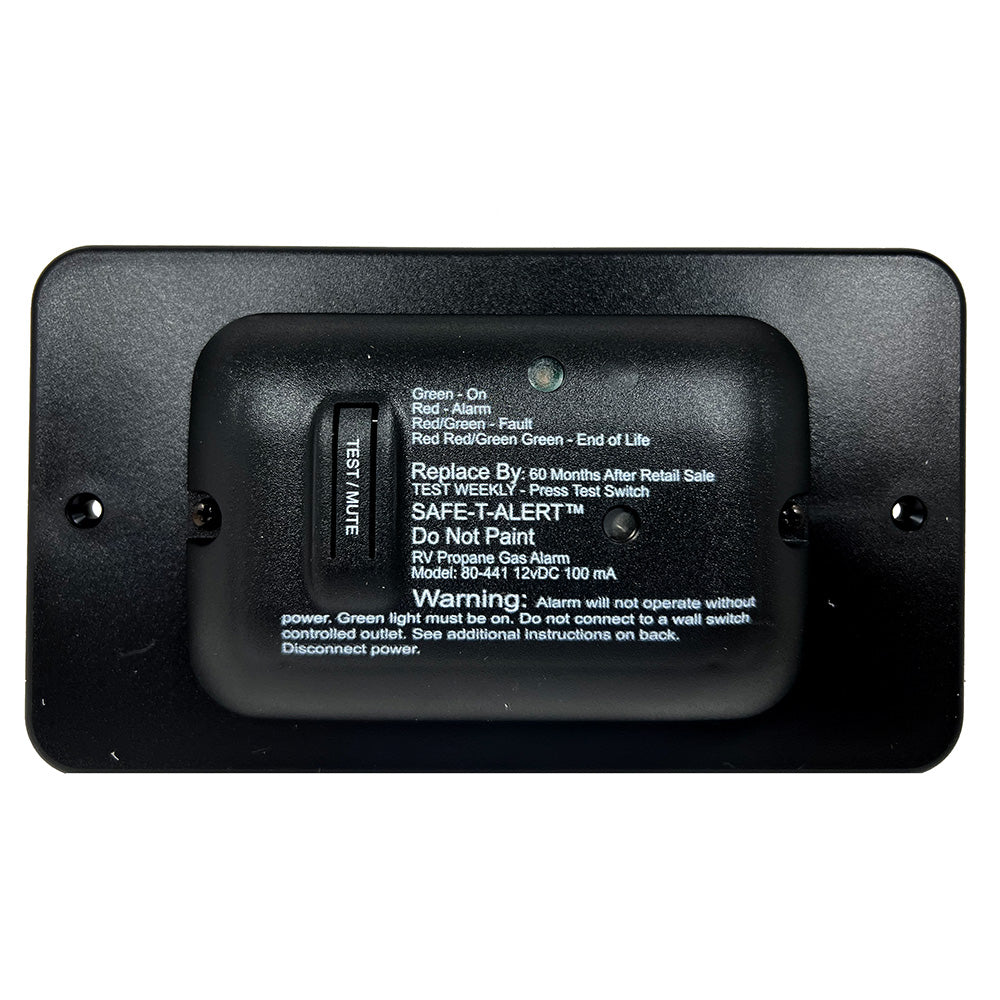 Safe-T-Alert 80 Series Black Propane Gas Alarm - 12V 110752