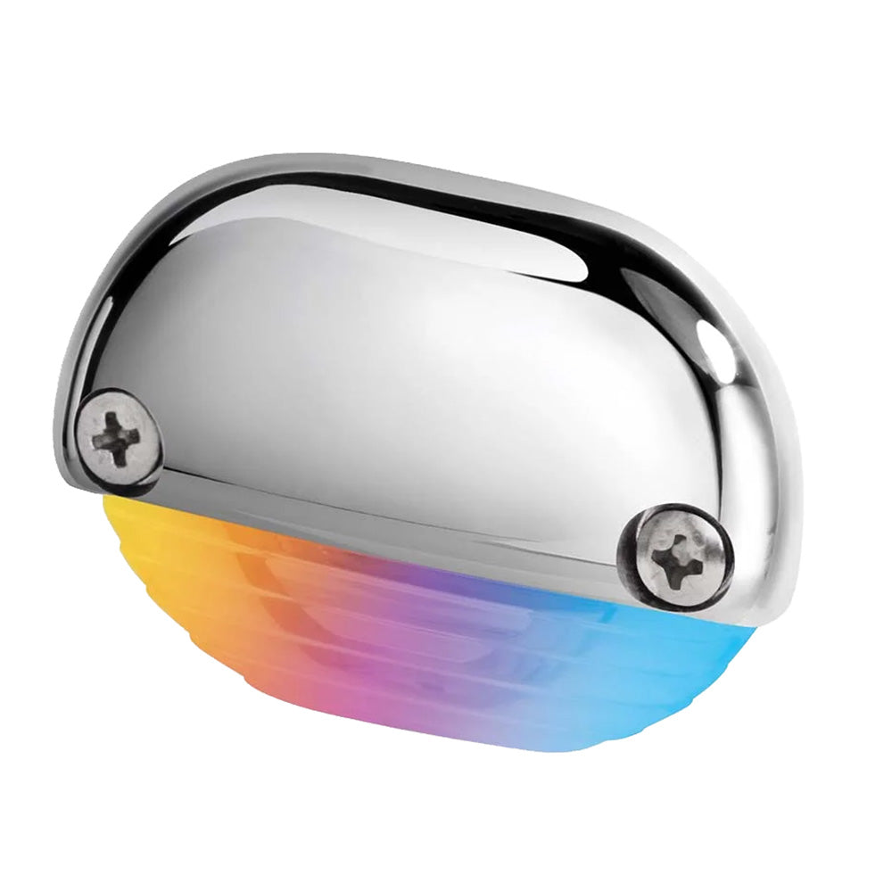 Hella Marine Apelo RGB Step Lamp - Stainless Steel Cap