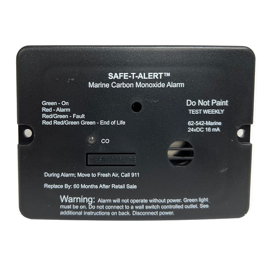 Safe-T-Alert 62 Series Carbon Monoxide Alarm 24V Flush Mount w/Relay 111395