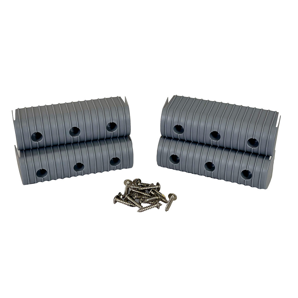 Caliber BunkWrap End Cap 2x6" Accessory Kit w/Stainless Steel Hardware *4-Pack