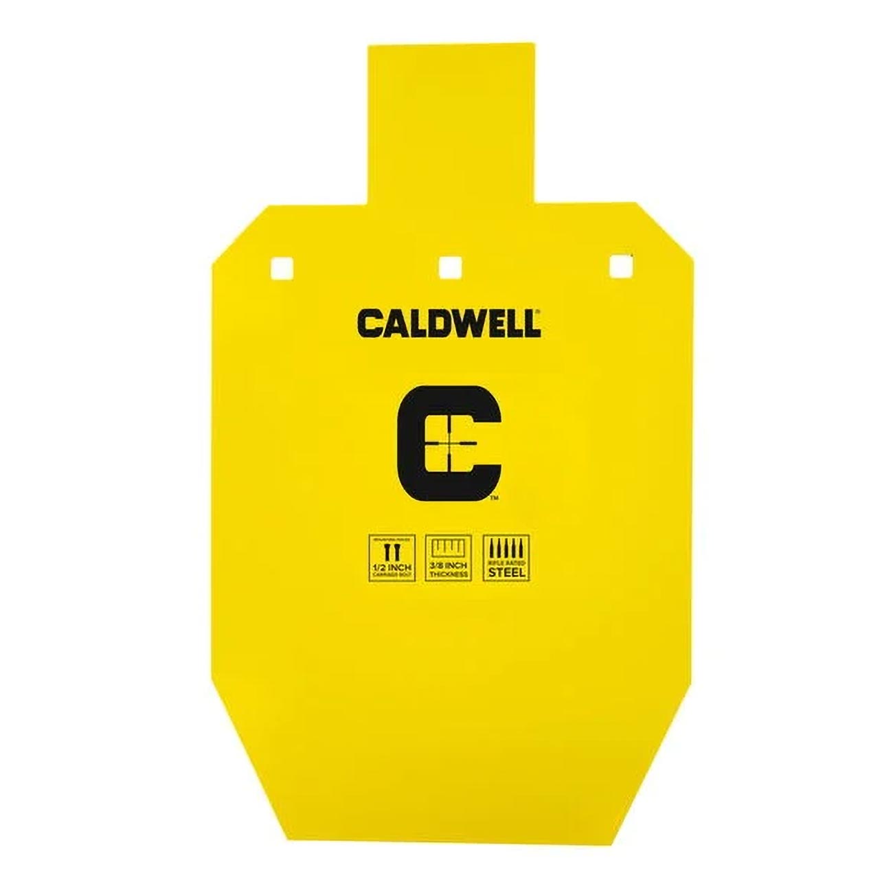 Caldwell High Caliber AR500 Steel Targets 3/8 Inch Thickness (66% IPSC) 1116702
