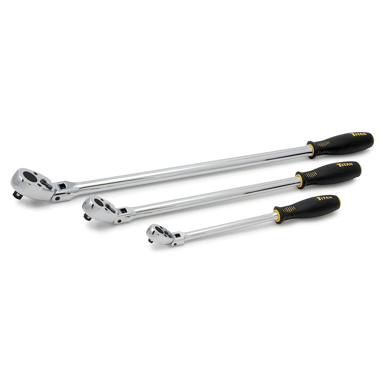 Titan Extra Long Flex Head Ratchet Set (3-Piece Set) 11303TITAN