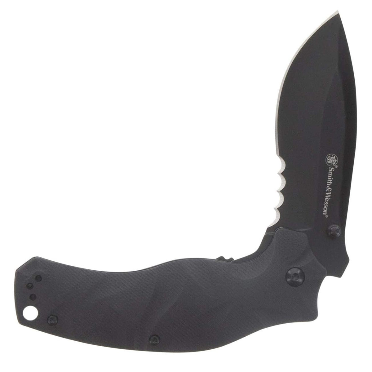 Smith & Wesson 3.5" Black Ops Recurve Folding Knife