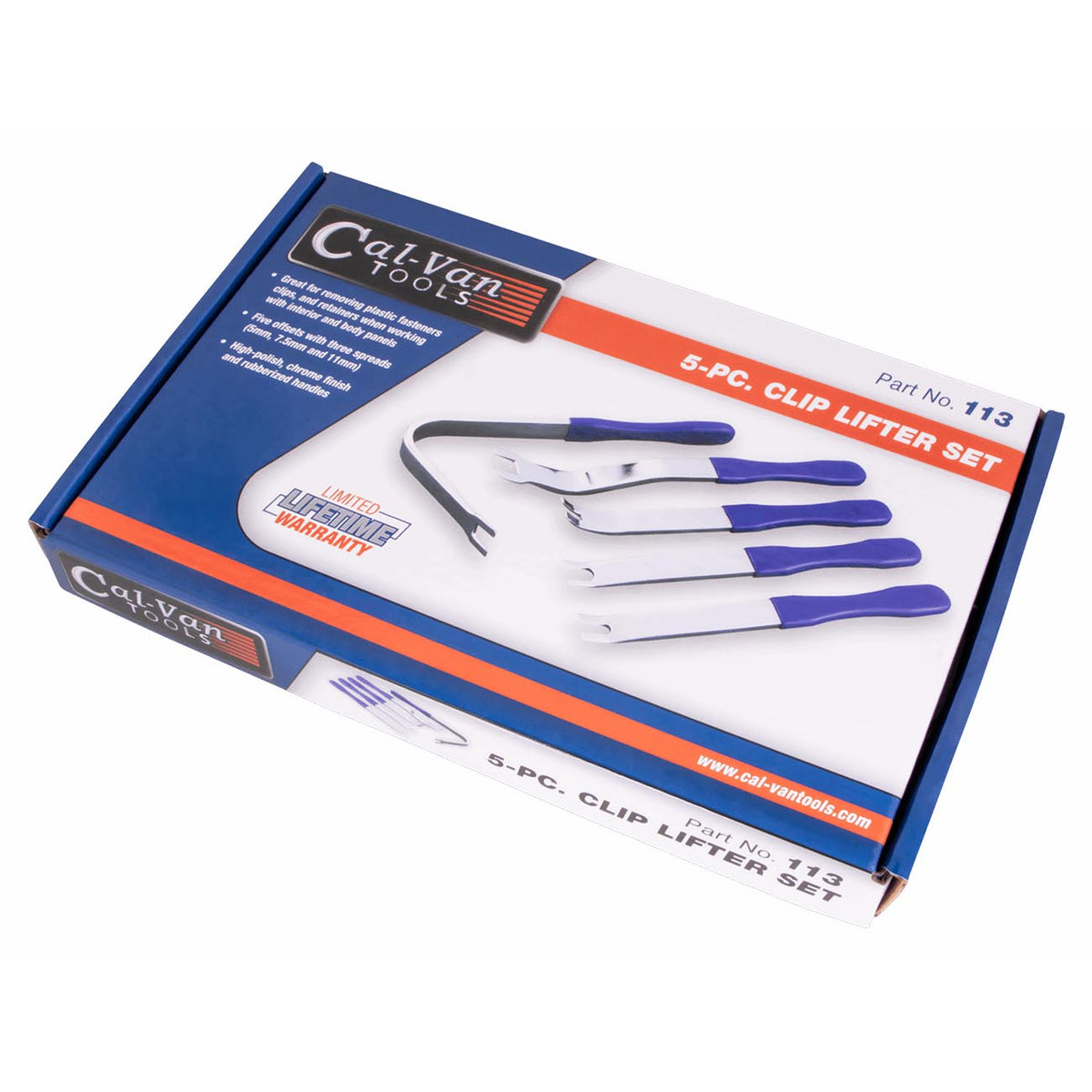 Cal-Van Trim Clip Lifter Set (5 Piece) 113