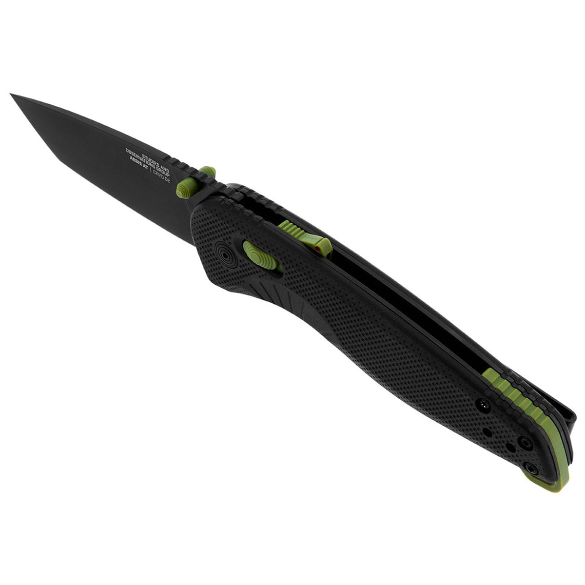 SOG Aegis AT Tanto 3.13" Folding Pocket Knife (Black & Moss)