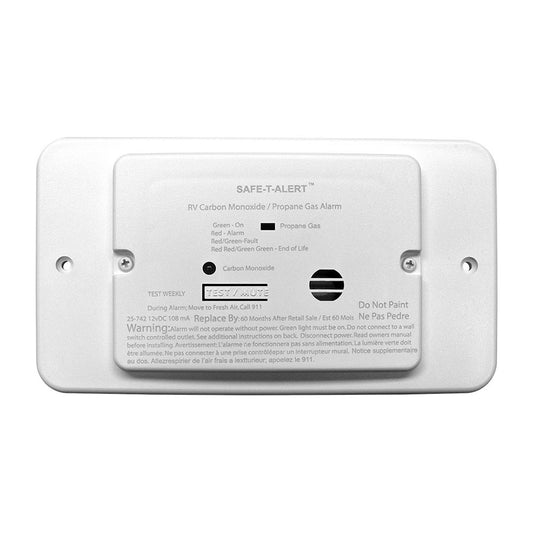Safe-T-Alert 25 Series Carbon Monoxide/Propane Alarm w/Trim Ring 12V Hard Wire