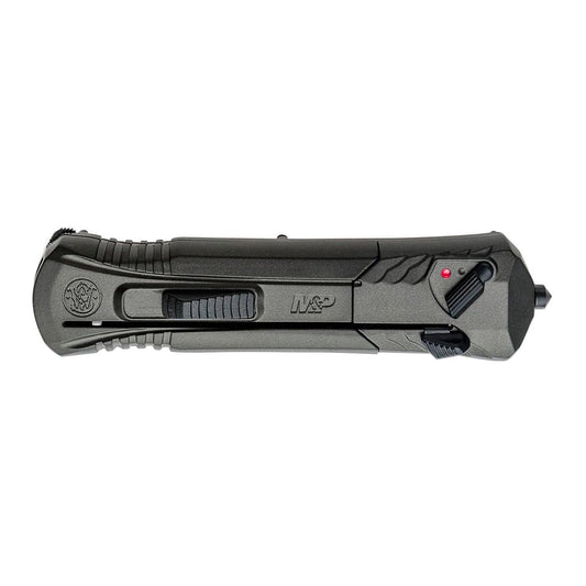 M&P Serrated 3.5" OTF Assisted-Open Knife (Black/Gray)