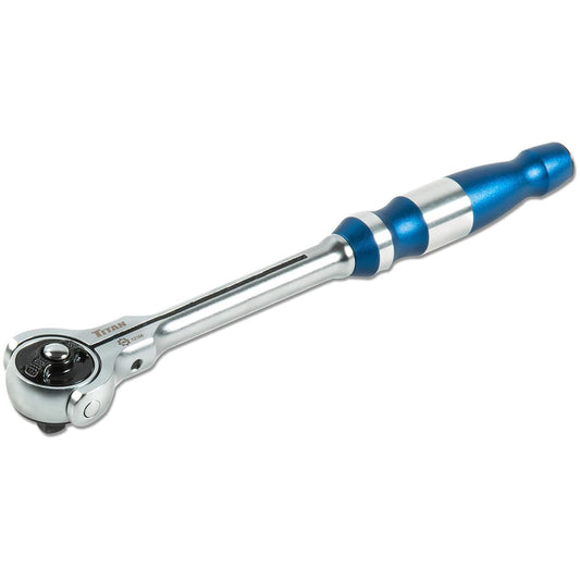 Titan 3/8″ Drive x 10″ Swivel Head Ratchet – 90 Tooth 12168