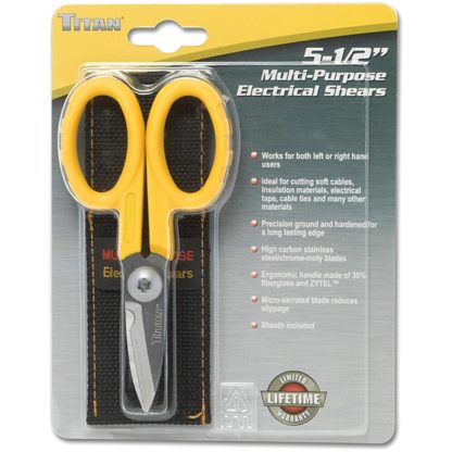 Titan 12346 5-1/2″ Multi-Purpose Electrical Shears