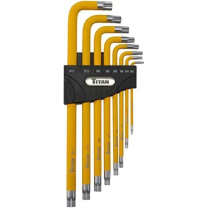 Titan 12733 Extra-Long Triple-Square Key Set (8 Piece Set)