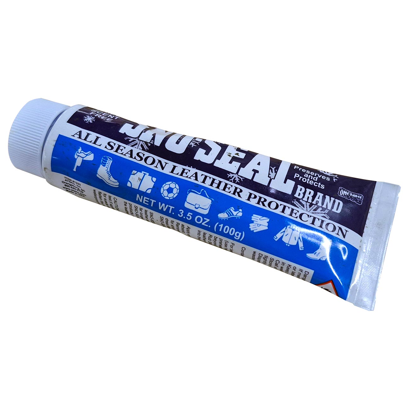 Atsko Sno-Seal Original Beeswax Waterproofing Leather Protection (3.5oz Tube)