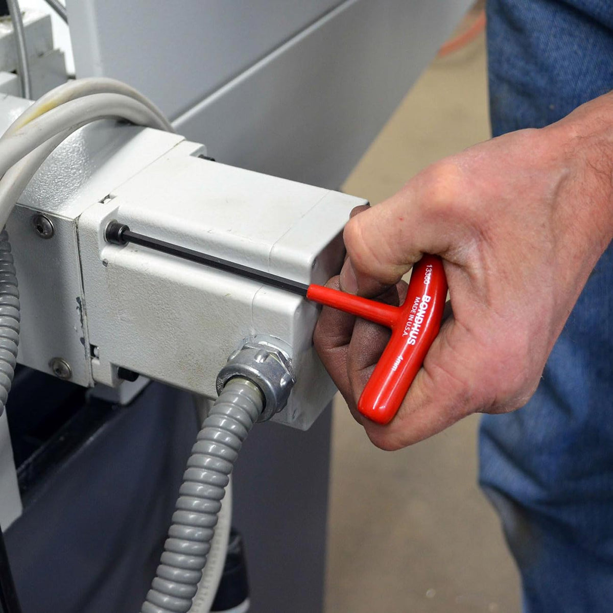 Bondhus Metric HEX T-Handle Wrenches with Stand 2 to 10mm (8pc) 13389