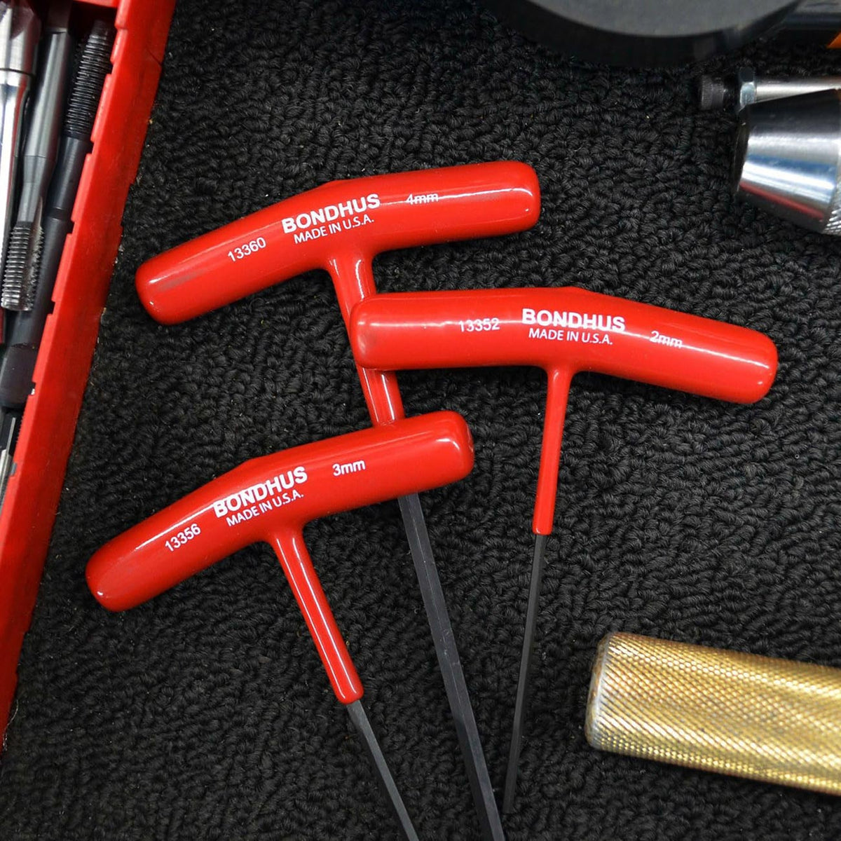 Bondhus Metric HEX T-Handle Wrenches with Stand 2 to 10mm (8pc) 13389