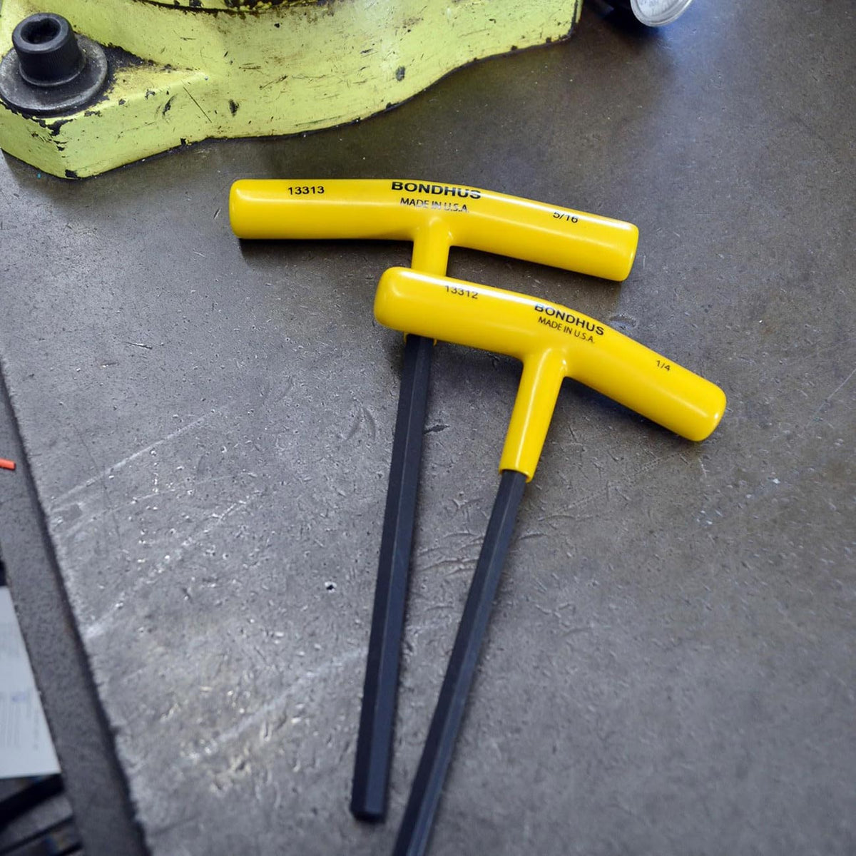 Bondhus Balldriver SAE HEX Long T-Handle Wrenches  3/32" to 3/8" (10pc) 13390