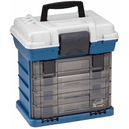 Plano 136400P Four Rack System Tackle Box - Blue/Silver