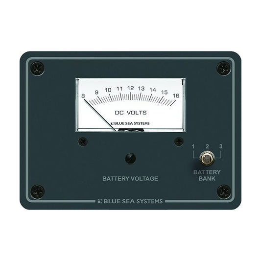 Blue Sea 8015 DC Analog Voltmeter w/Panel 13981