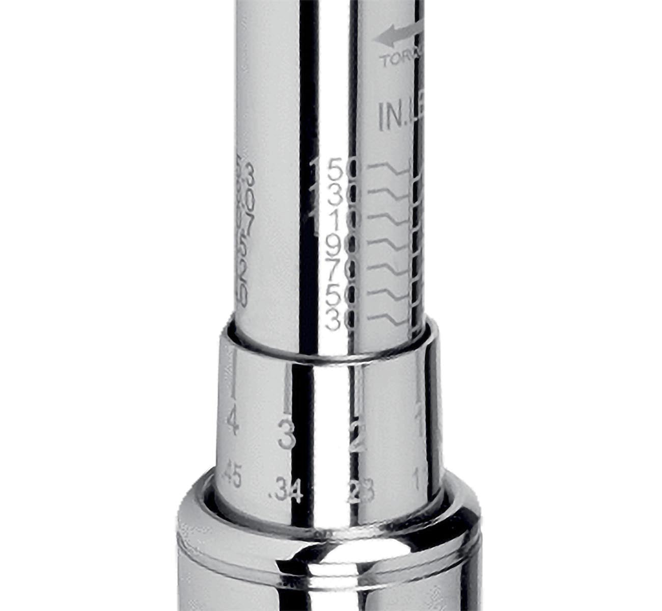 Williams 1/4 Drive 150 inlb Micro-Adjustable Torque Wrench w/ Non-Slip Grip